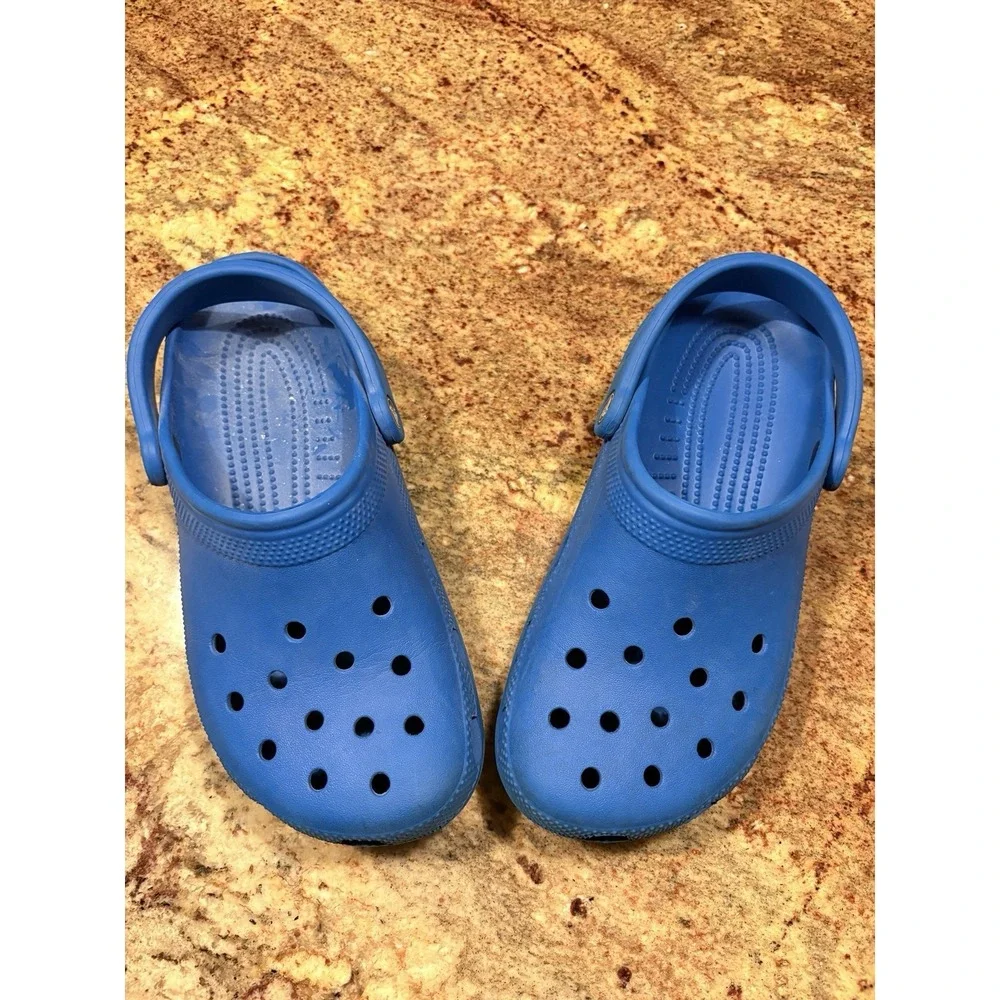 Crocs Children's Junior 6 Unisex Kids Clogs - Blue